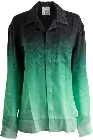 Casablanca Gradient geometric-pattern shirt
