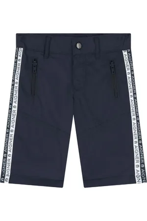 Aigner Logo-tape panel shorts