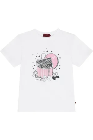 Aigner Gift-box glitter-print T-shirt