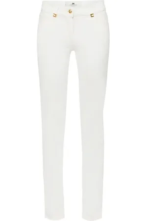 Elisabetta Franchi Logo-detail skinny jeans