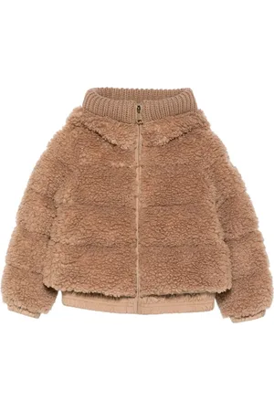 Moncler Adalbertas teddy-fleece zip-up jacket