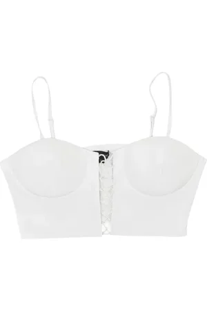 CALLIPYGIAN Lace-up bustier top