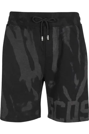 GCDS Logo-print track shorts