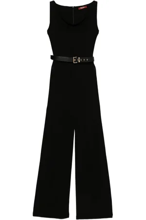 Max Mara Sleeveless belted jumpsuit