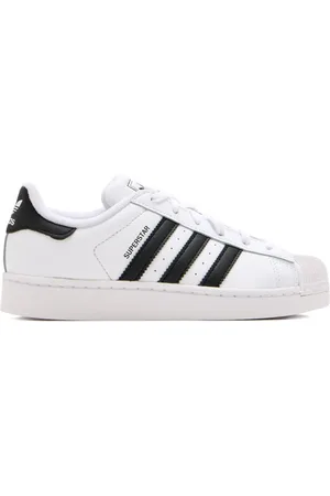 adidas Superstar three-stripe shell-toe sneakers
