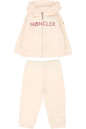 Moncler Logo-embroidered hooded tracksuit set (set of two)