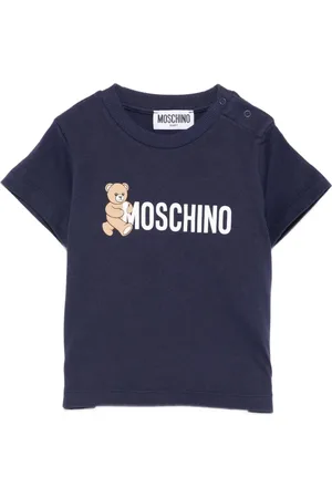 Moschino Teddy-print cotton top