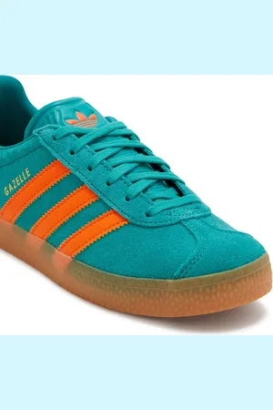 adidas Gazelle three-stripe suede sneakers