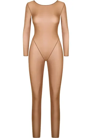 MAISON CLOSE French Kiss Light open-back long-sleeve jumpsuit