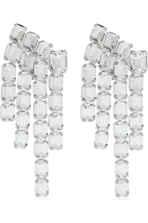 Swarovski Millenia octagon-cut chandelier earrings
