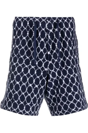 Orlebar Brown Trevone geometric-pattern terry-cloth shorts