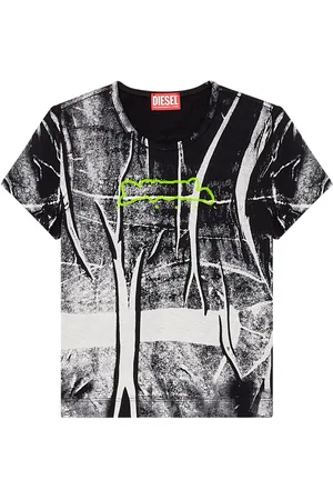Diesel T-Uncutie-Long-N5 cotton T-shirt