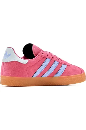 adidas Gazelle suede three-stripe sneakers