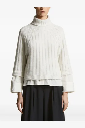 PESERICO SIGN Ribbed turtleneck sweater