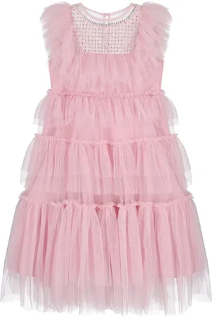 Tutu Du Monde Sequin-embellished tiered-tulle dress
