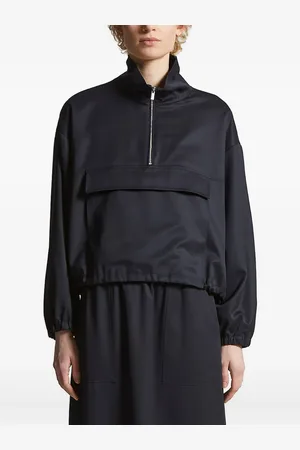 PESERICO SIGN Half-zip pocket sweatshirt