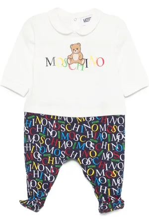 Moschino Teddy-logo print pajamas