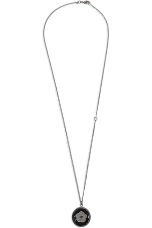 CHANEL 2006 Medallion flower necklace