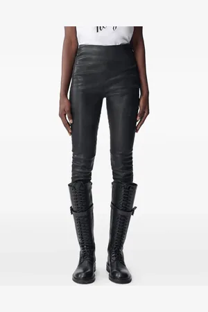 ANN DEMEULEMEESTER Florence leather leggings