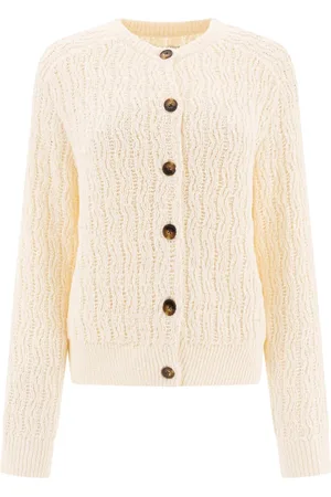 LOULOU Sean textured button cardigan