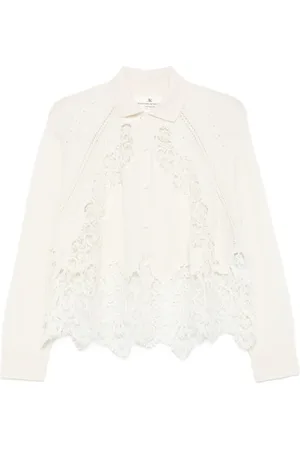 ERMANNO SCERVINO Lace-trim cardigan