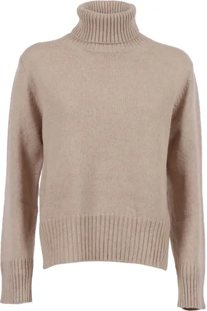 KANGRA CASHMERE Turtleneck ribbed-hem sweater