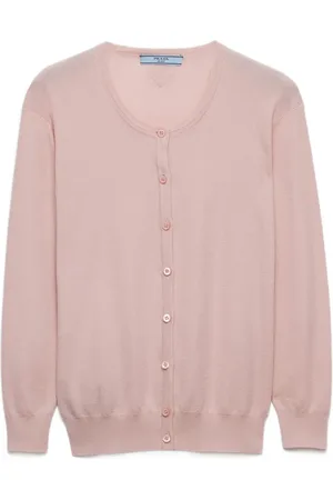 Prada Ribbed button-fastening cardigan