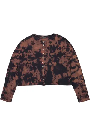 CALLIPYGIAN Bleached snap cardigan