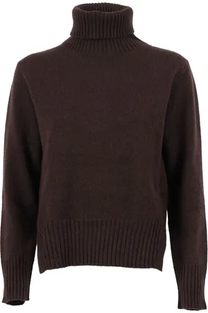 KANGRA CASHMERE Turtleneck ribbed-hem sweater