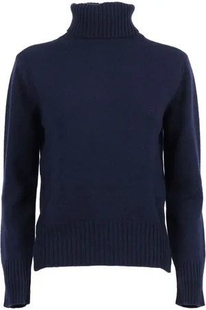 KANGRA CASHMERE Turtleneck ribbed-hem sweater