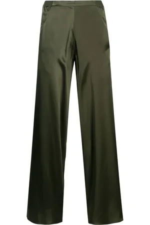 CHRISTOPHER ESBER Wide-leg silk trousers