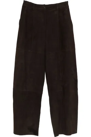 P.A.R.O.S.H. Suede-leather trousers
