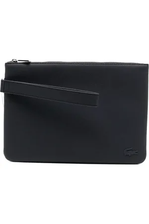 Lacoste Embossed-logo clutch bag