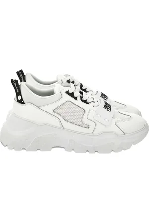 VERSACE Speedtrack logo-embossed mesh sneakers