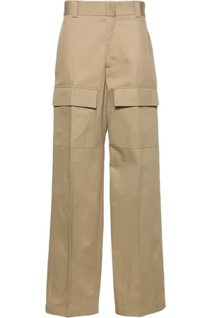 Gucci Wide-leg cotton cargo trousers