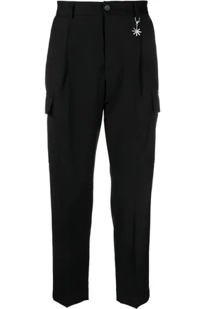 Manuel Ritz Logo-charm tapered cargo trousers