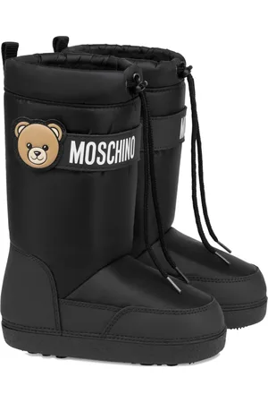 Moschino Teddy-logo snow boots