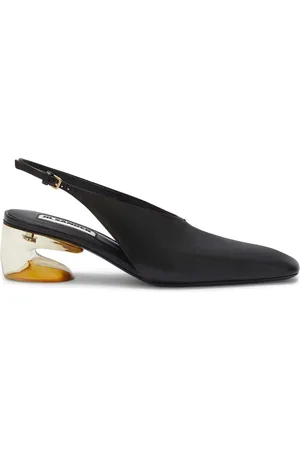 Jil Sander Slingback leather pumps
