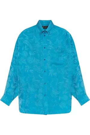 Balenciaga Floral-print button-down shirt