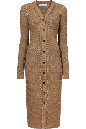 Proenza Schouler Geometric pattern knitted dress
