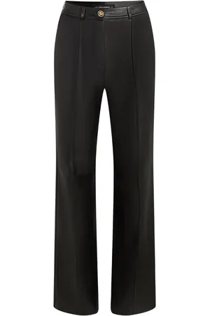 Karl Lagerfeld Leather logo pants