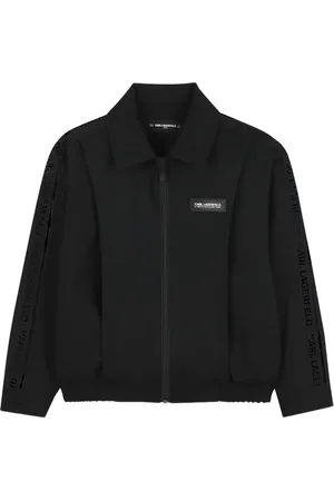 Karl Lagerfeld Logo-embellished zip-up jacket