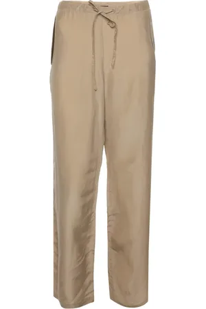 Fendi Silk drawstring trousers
