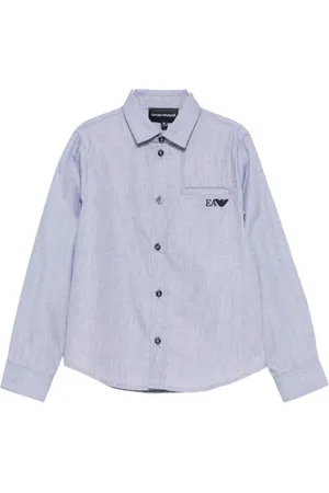 Emporio Armani Embroidered-logo shirt