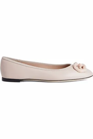 Giuseppe Zanotti Amur logo-patch leather pumps
