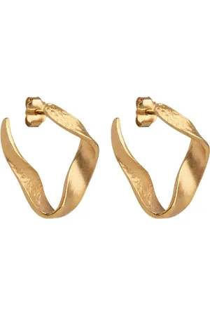 Enamel Dalia twisted earrings