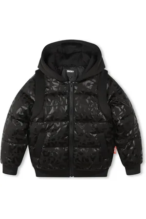DKNY Monogram-print puffer jacket