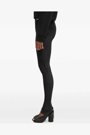 Fiorucci Velvet split-hem leggings