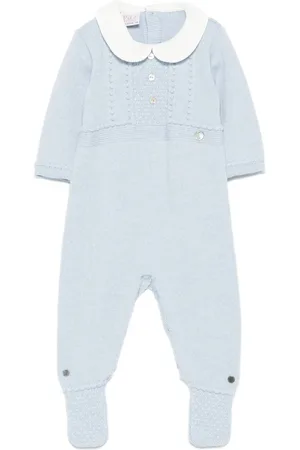 PAZ RODRIGUEZ Peter Pan-collar wool pajamas