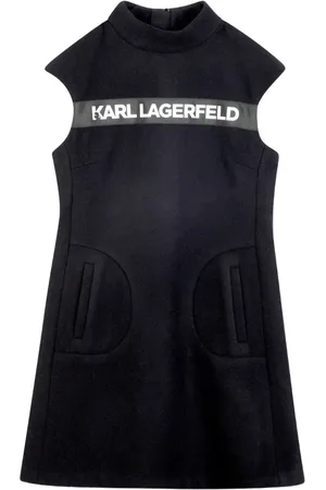 Karl Lagerfeld High-neck sleeveless dress